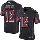 Nike Men & Women & Youth Cardinals 12 John Brown Black Color Rush Limited Jersey Dzhi,baseball caps,new era cap wholesale,wholesale hats